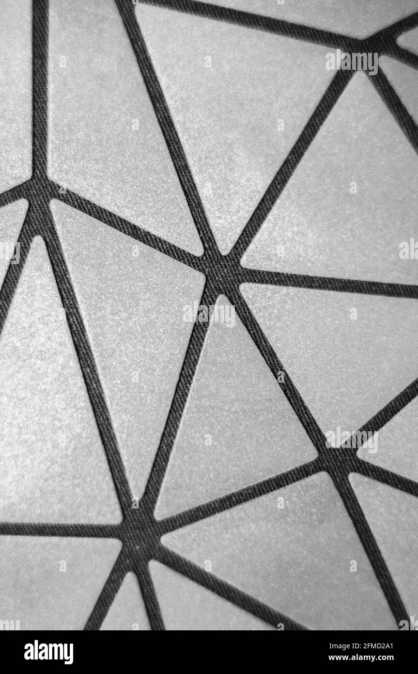 Surfaces colorées en arc-en-ciel, chatoyantes et irisées dans une division en forme de diamant Banque D'Images