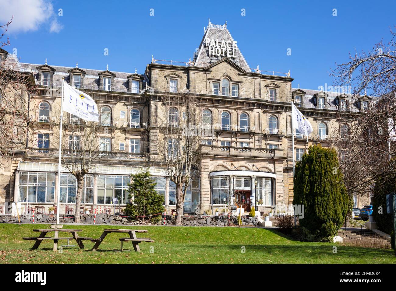 Buxton Palace Hotel Buxton and Spa dans la ville thermale de Buxton Derbyshire Angleterre GB, Royaume-Uni, Europe Banque D'Images