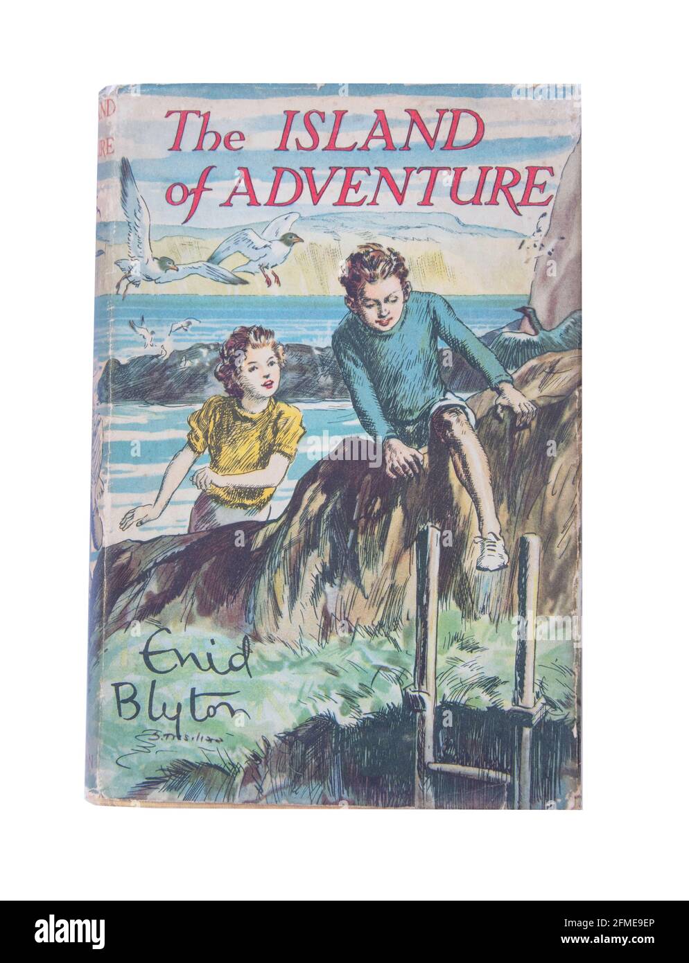 Livre d'Enid Blyton « The Island of Adventure », Ascot, Berkshire, Angleterre, Royaume-Uni Banque D'Images