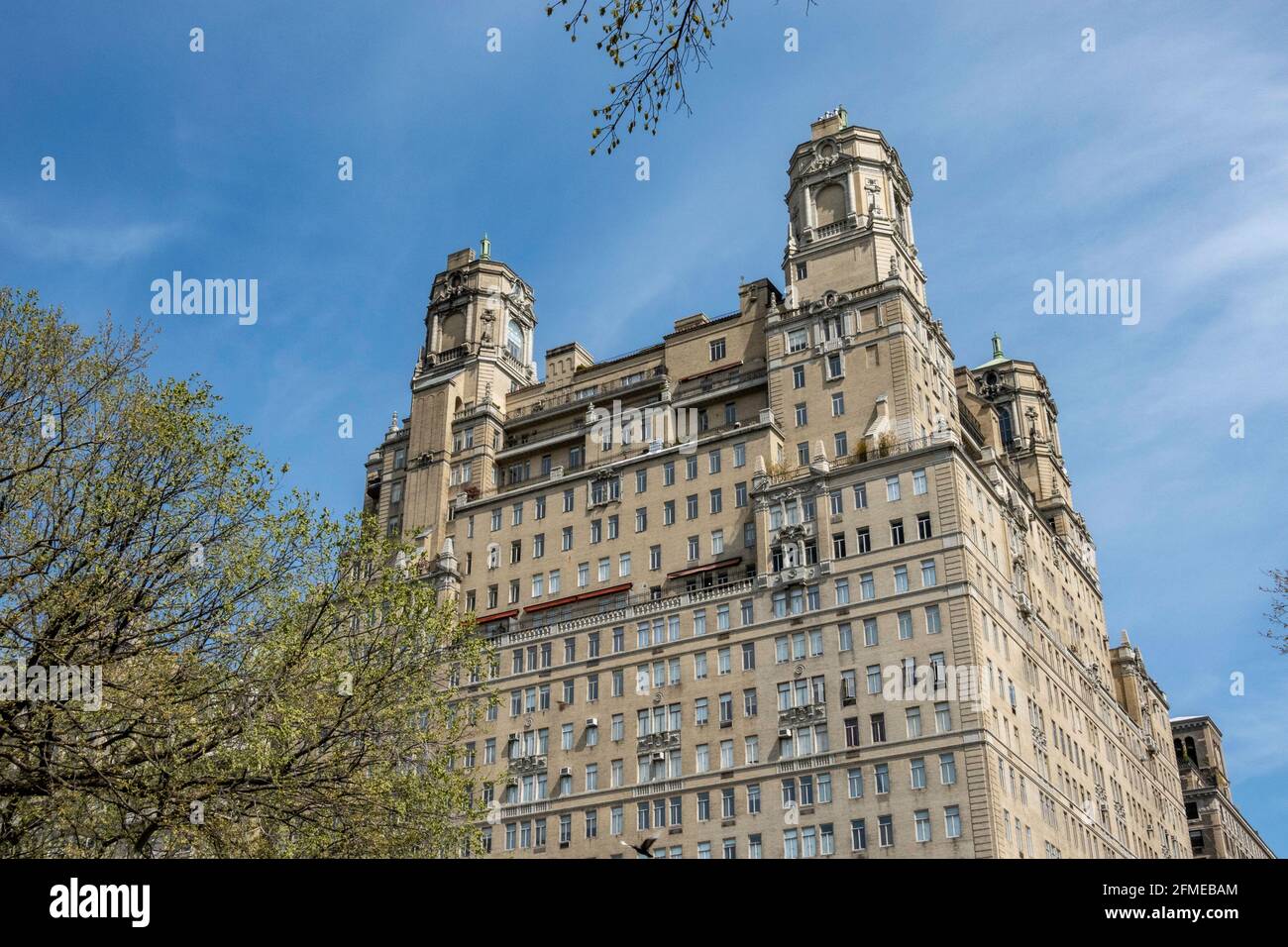 Appartement de Beresford Central Park, NYC Banque D'Images