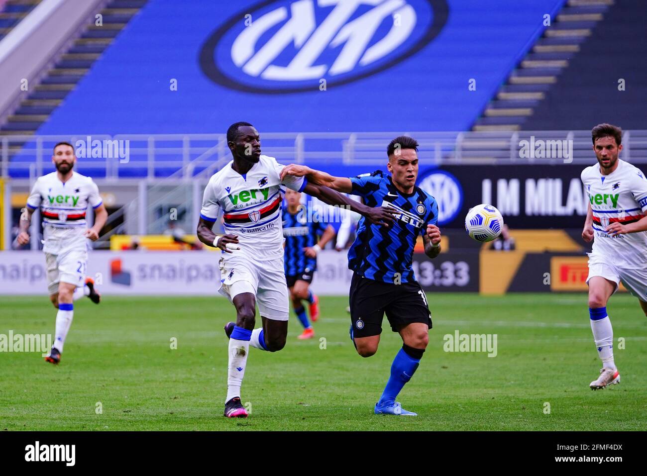 Lautaro Martinez (FC Inter) pendant le championnat italien Serie UN match de football entre FC Internazionale et UC Sampdoria le 8 mai 2021 au stade Giuseppe Meazza à Milan, Italie - photo Morgese-Rossini / DPPI / LiveMedia Banque D'Images