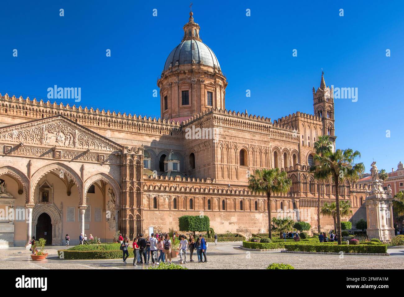 Italie, Sicile, Palerme, la cathédrale Banque D'Images
