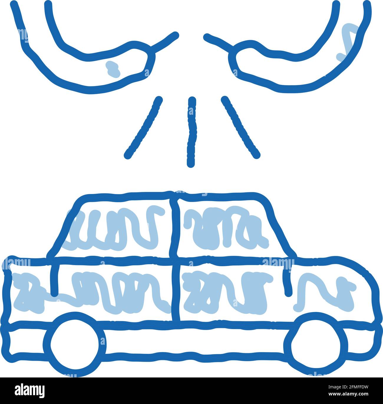 Illustration du lavage en machine à partir de l'icône de l'enlinet des tuyaux Illustration de Vecteur