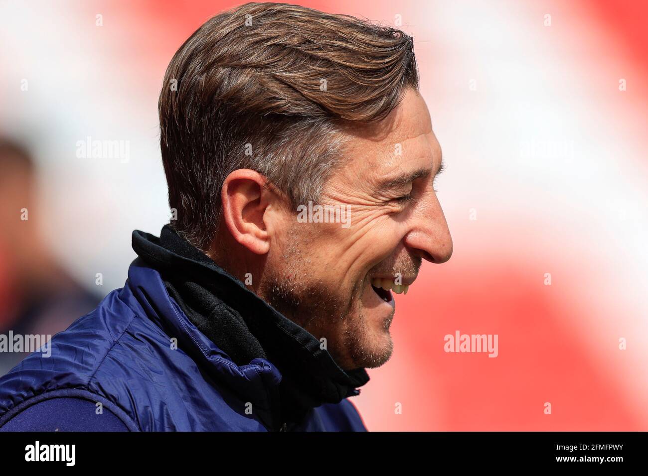 Sunderland, Royaume-Uni. 09e mai 2021. Jon Brady, directeur de Northampton Town, avant le match à Sunderland, Royaume-Uni, le 5/9/2021. (Photo par IAM Burn/News Images/Sipa USA) crédit: SIPA USA/Alay Live News Banque D'Images