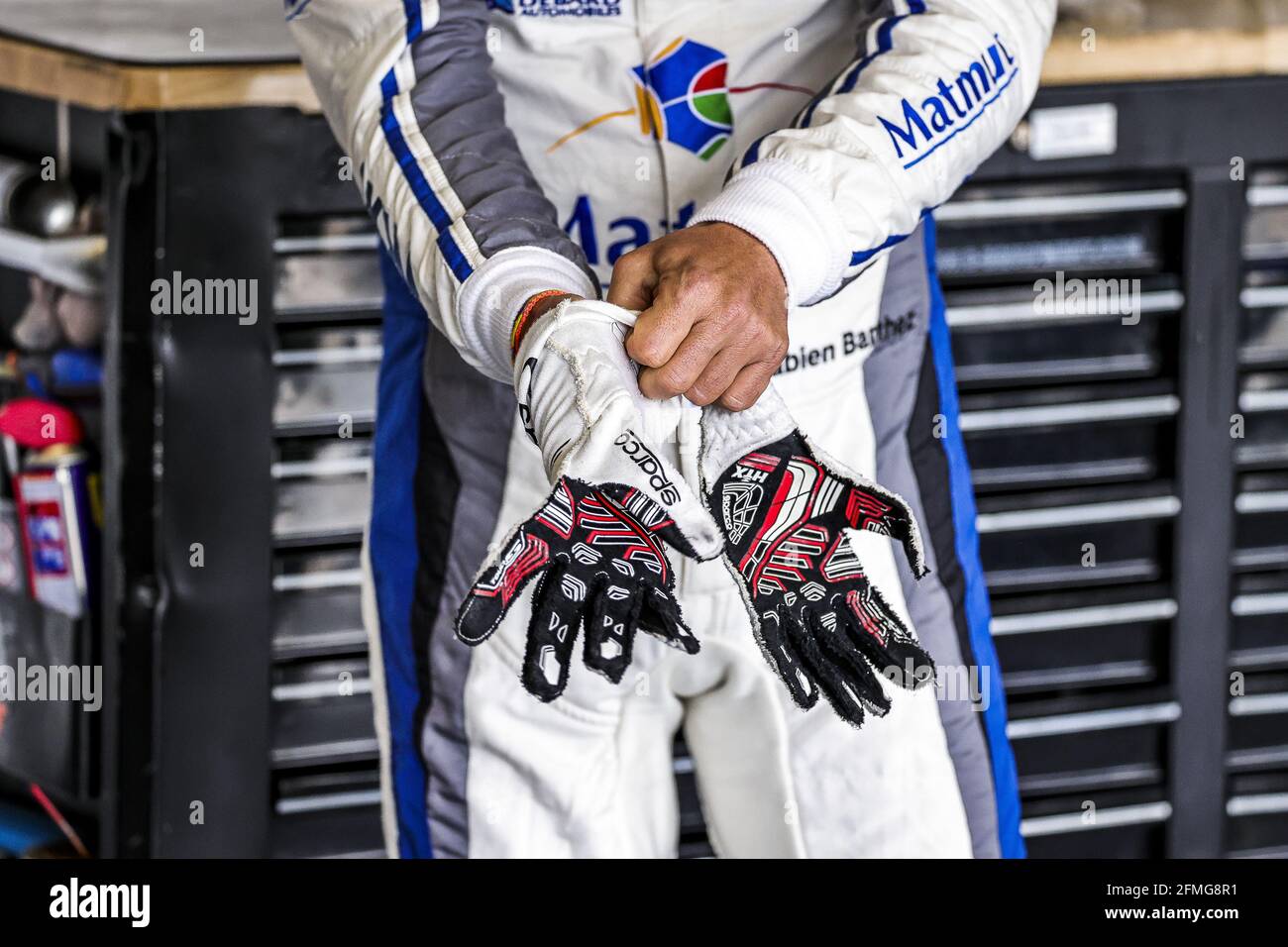 BARTHEZ Fabien (FRA), AKKA ASP, Mercedes-AMG GT4, portrait lors de la 2ème partie du Fanatec GT World Challenge Europe 2021 Powered by AWS, du 6 au 9 mai 2021 sur le circuit de Nevers Magny-cours, Magny-cours, France - photo Paulo Maria / DPPI / LiveMedia Banque D'Images