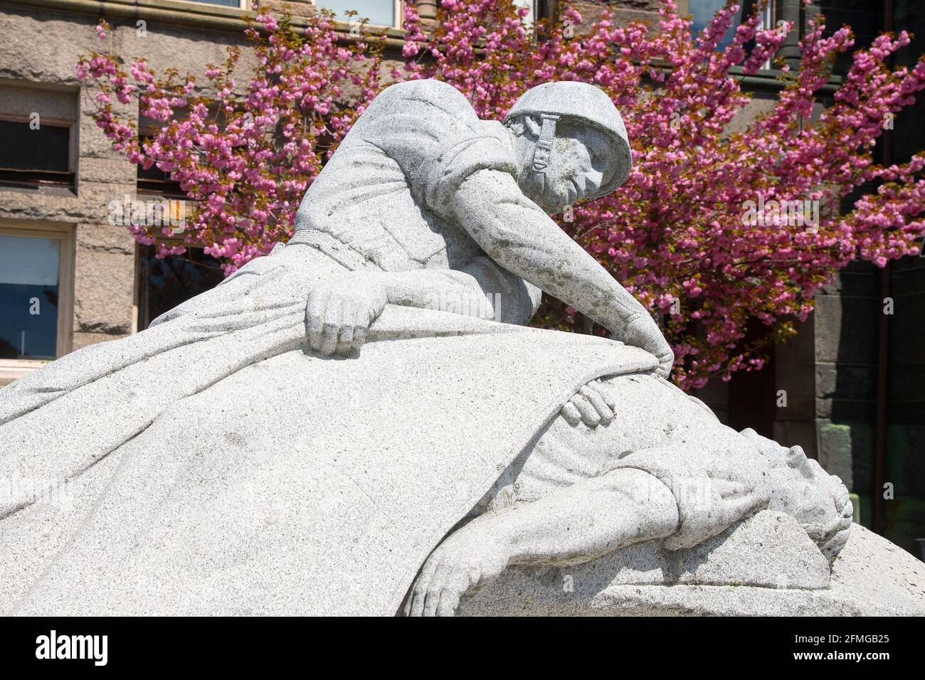 Mémorial de la guerre de Corée - Taunton, Massachusetts, États-Unis Banque D'Images