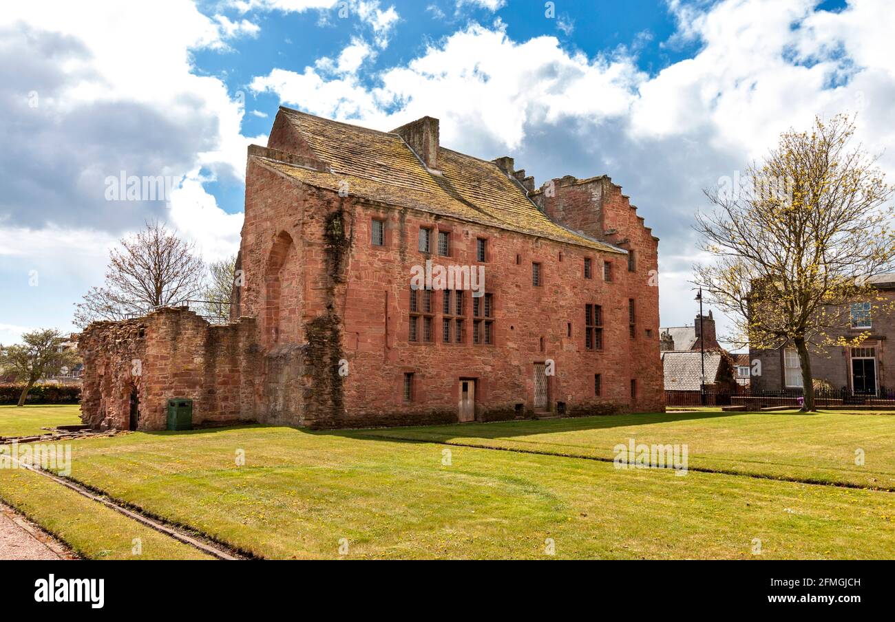 ARBROATH ABBEY ANGUS SCOTLAND LA MAISON COMPLÈTE DES ABBOTS Banque D'Images