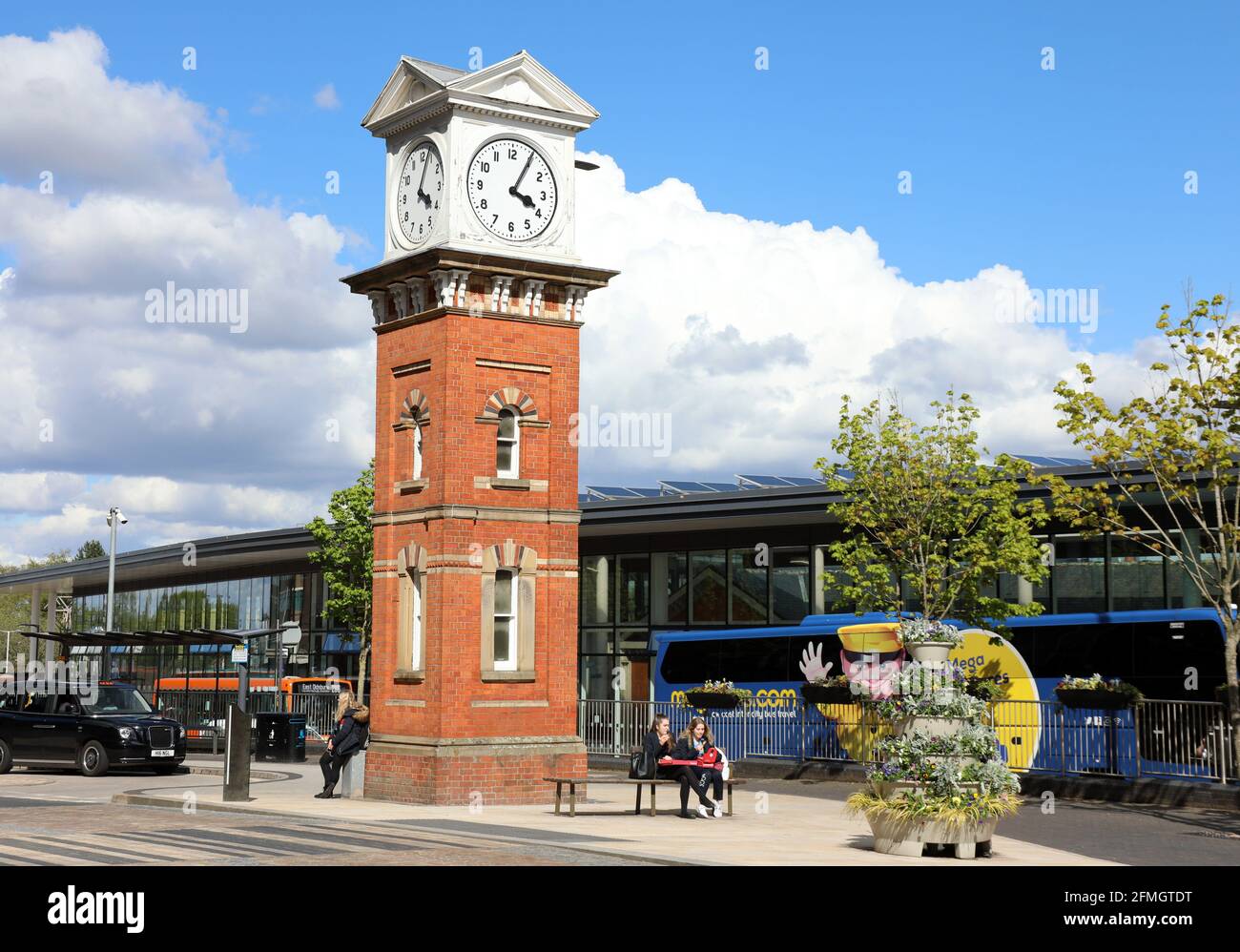 Tour de l'horloge classée Altrincham Banque D'Images