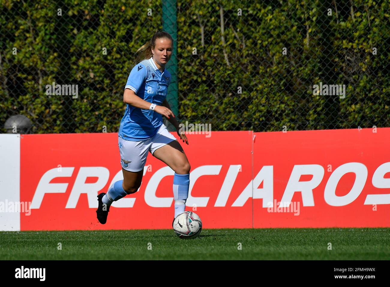 Rome, Italie. 09e mai 2021. Le Latium tient sa promesse, tout d'abord à lui-même. L'équipe de Carolina Morace a conquis la promotion à Serie A et l'a fait de la manière la plus belle, prenant le derby (deuxième victoire dans la saison dans le derby) contre Roma Calcio Femminile. (Photo de Domenico Cippitelli/Pacific Press) Credit: Pacific Press Media production Corp./Alay Live News Banque D'Images