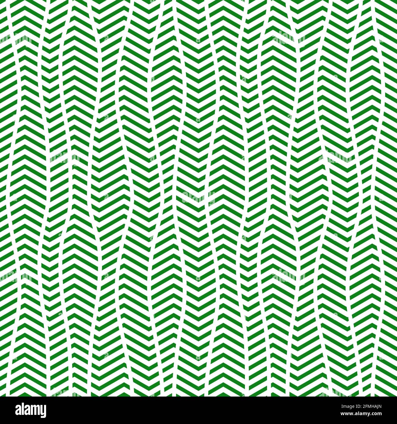 Motif sans couture de tresses verticales sur fond de lignes zigzag. Laisse l'imitation de texture. Toile de fond abstraite géométrique. Vecteur de conception minimaliste Illustration de Vecteur