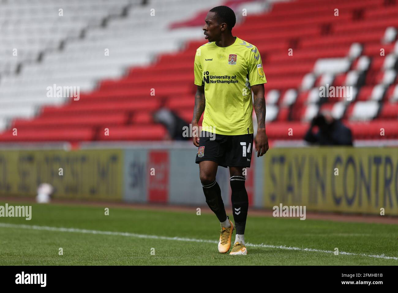 SUNDERLAND, ROYAUME-UNI. 9 MAI Mickel Miller de Northampton Town pendant le match de la Sky Bet League 1 entre Sunderland et Northampton Town au stade de Light, Sunderland, le dimanche 9 mai 2021. (Credit: Mark Fletcher | MI News) Credit: MI News & Sport /Alay Live News Banque D'Images