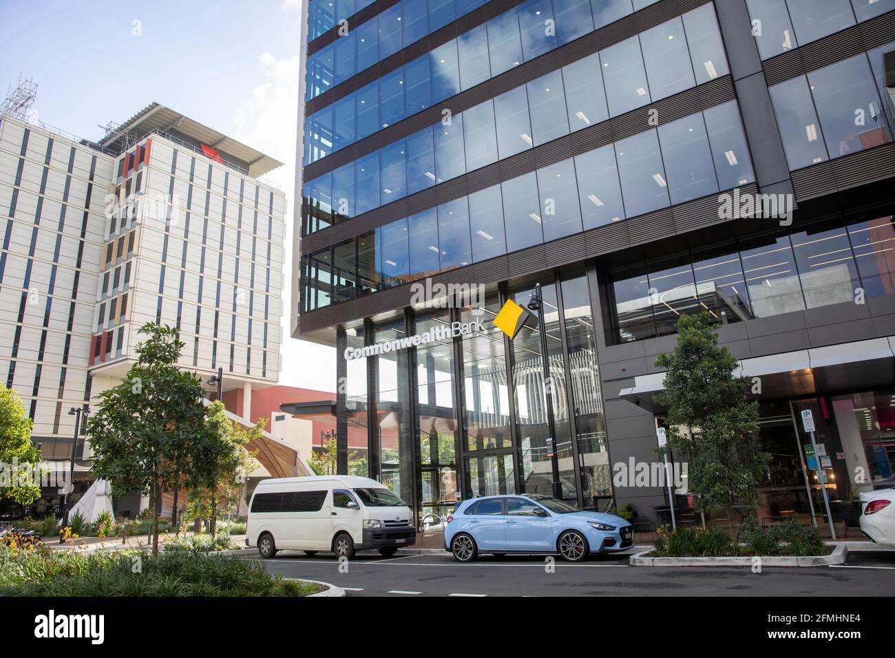 Bureaux de la Commonwealth Bank à South Eveleigh Sydney, Nouvelle-Galles du Sud, Australie Banque D'Images