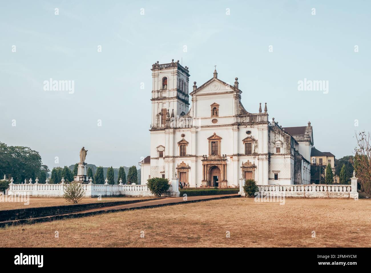 Église de la cathédrale de se, dans la vieille ville de Goa, en Inde Banque D'Images