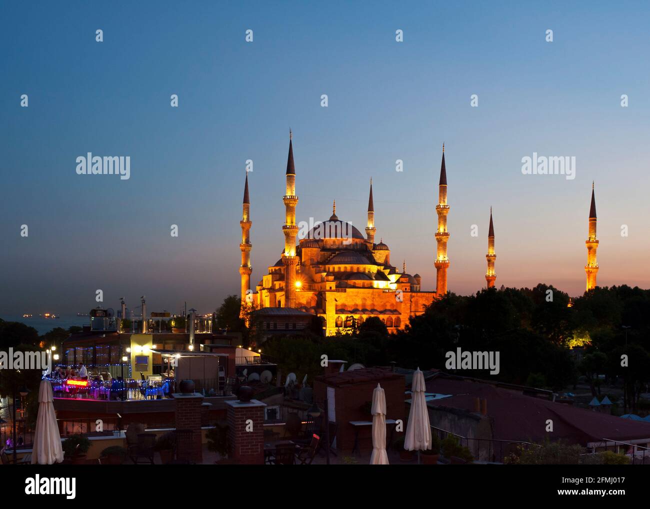 La mosquée bleue, Istanbul Banque D'Images