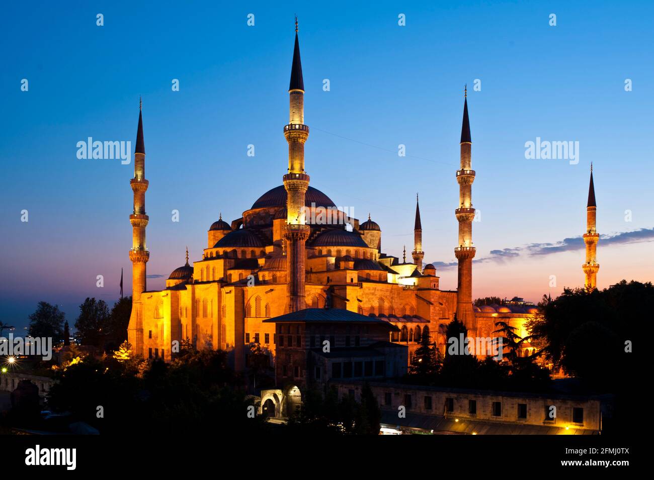 La mosquée bleue, Istanbul Banque D'Images