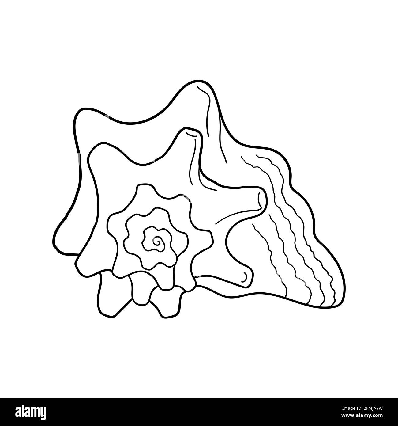 Enveloppe de turban tirée à la main de ligne gravée. Élément de conception pour les invitations, les cartes de vœux, l'affiche, la bannière, la circulaire et plus encore. Illustration vectorielle isolée Illustration de Vecteur