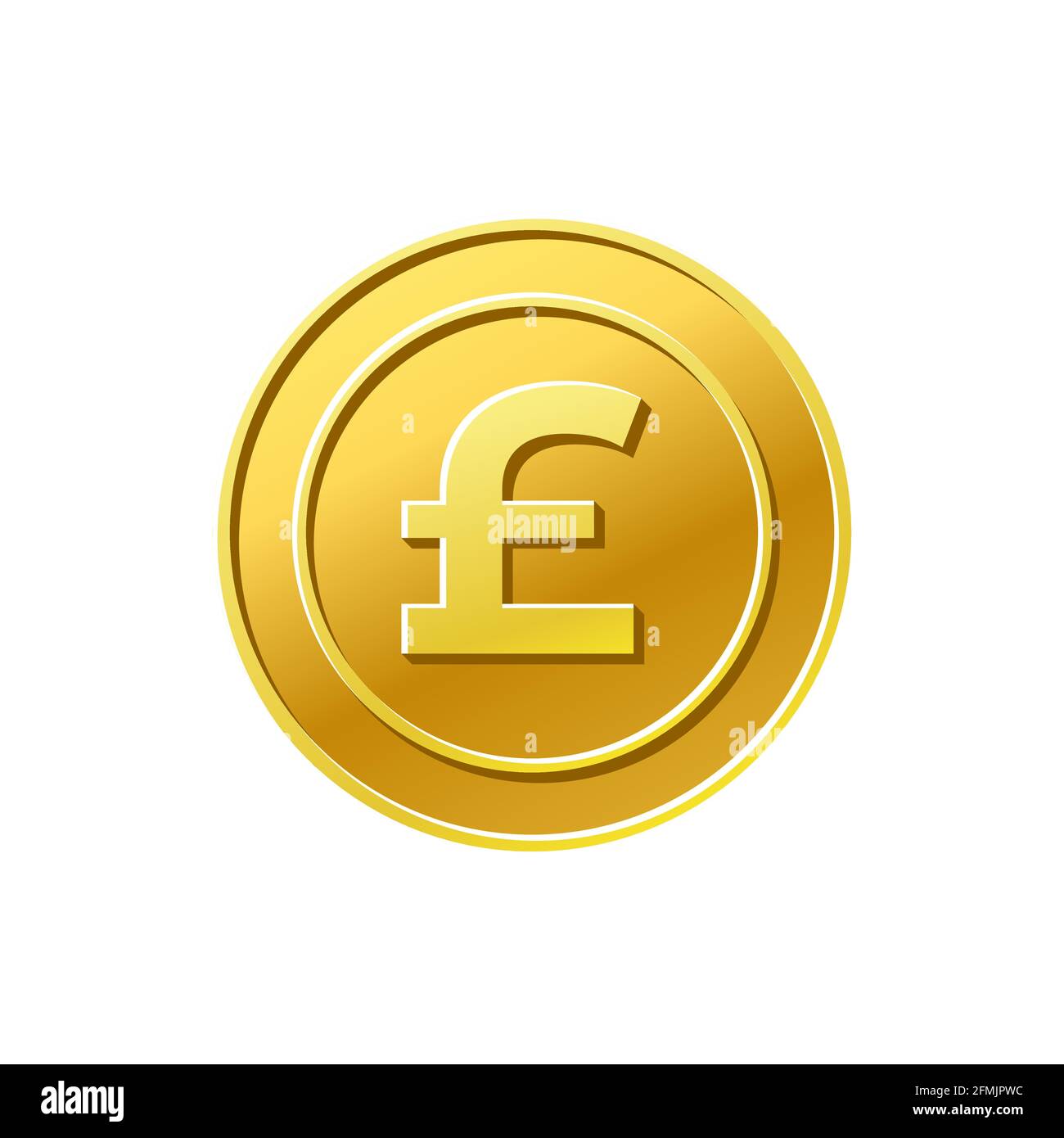 Livre sterling. Bureau de change. Dièse Illustration de Vecteur