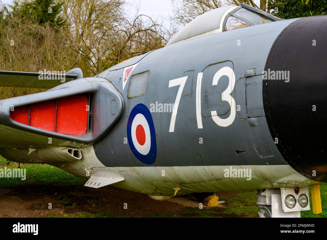 Gloster Javelin FAW.9R bombardier de chasse de la Royal Navy Banque D'Images