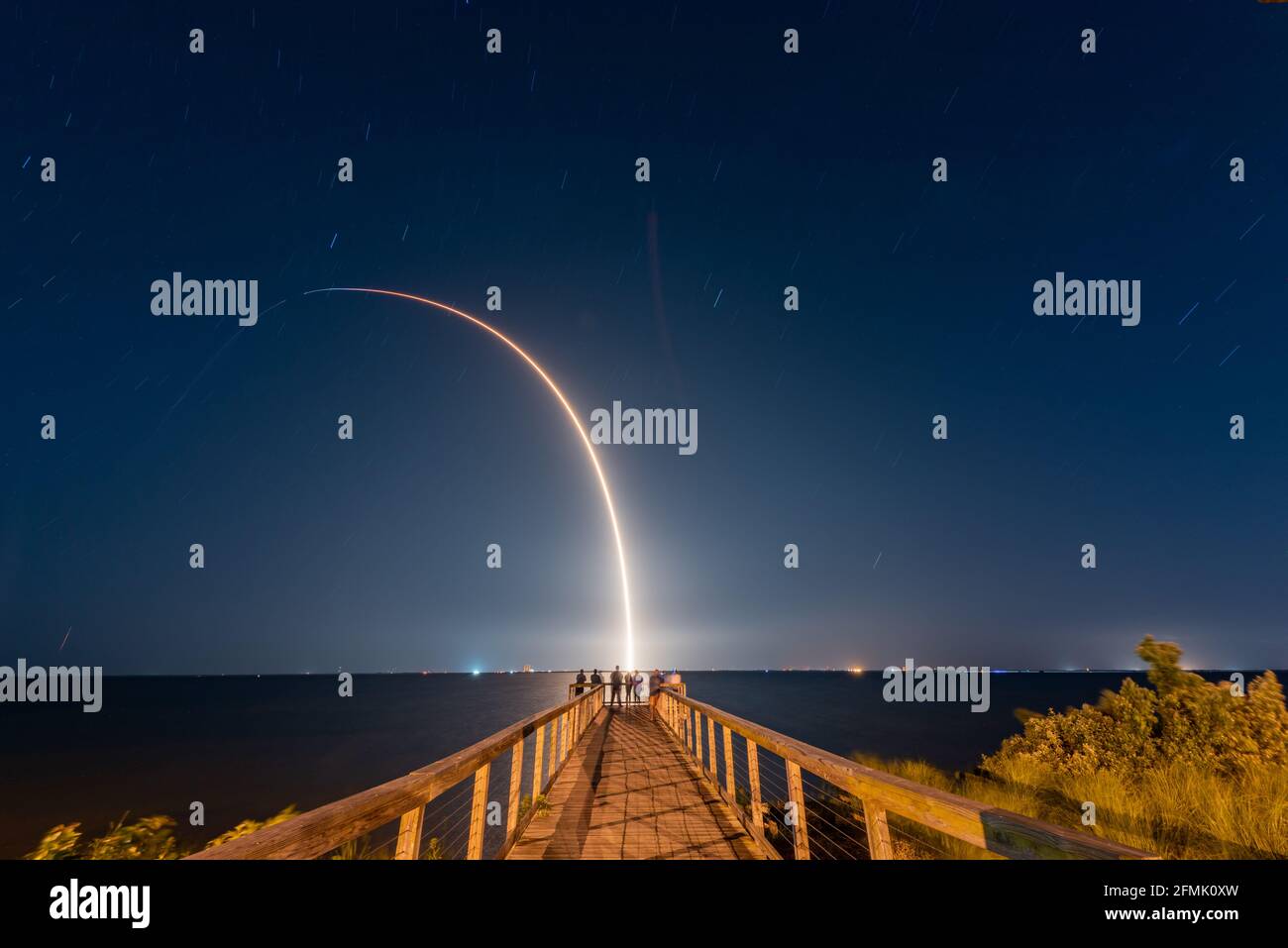 SpaceX Starlink L-27 Banque D'Images