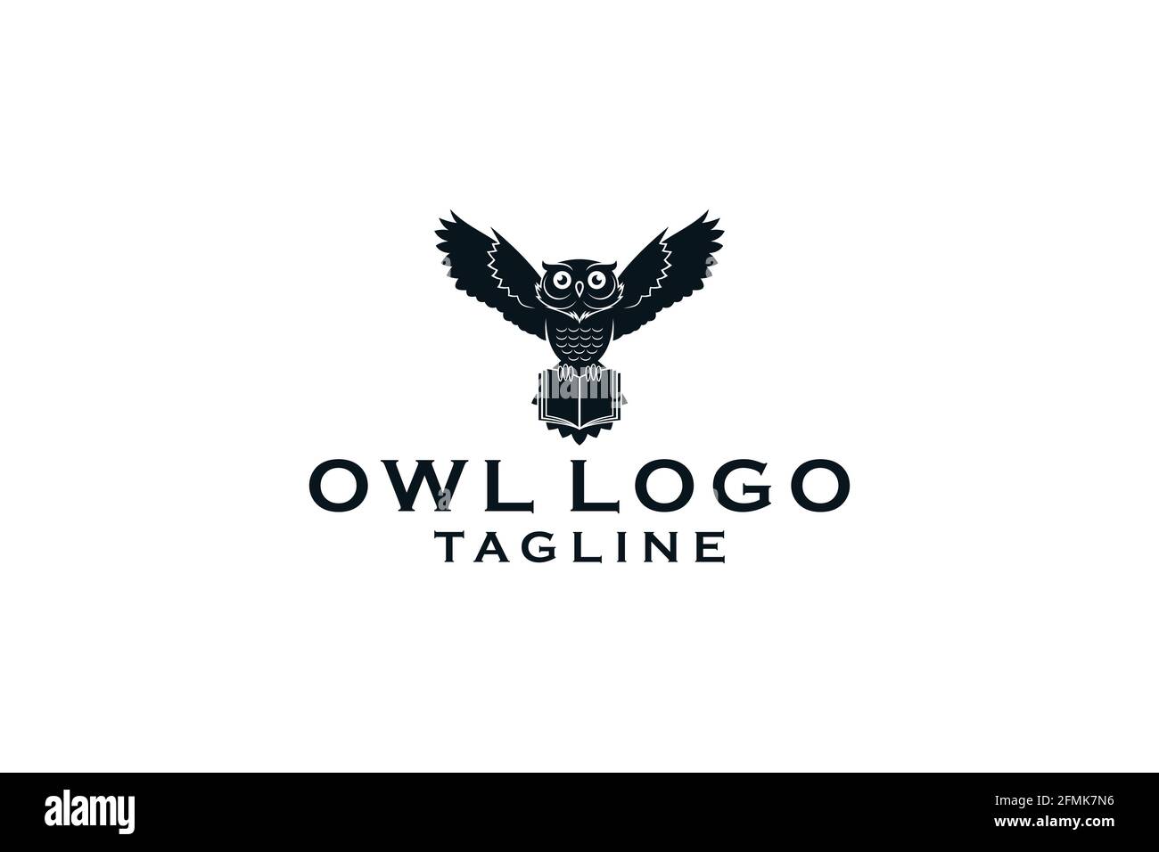 Illustration du modèle vectoriel du logo Owl. Illustration de Vecteur