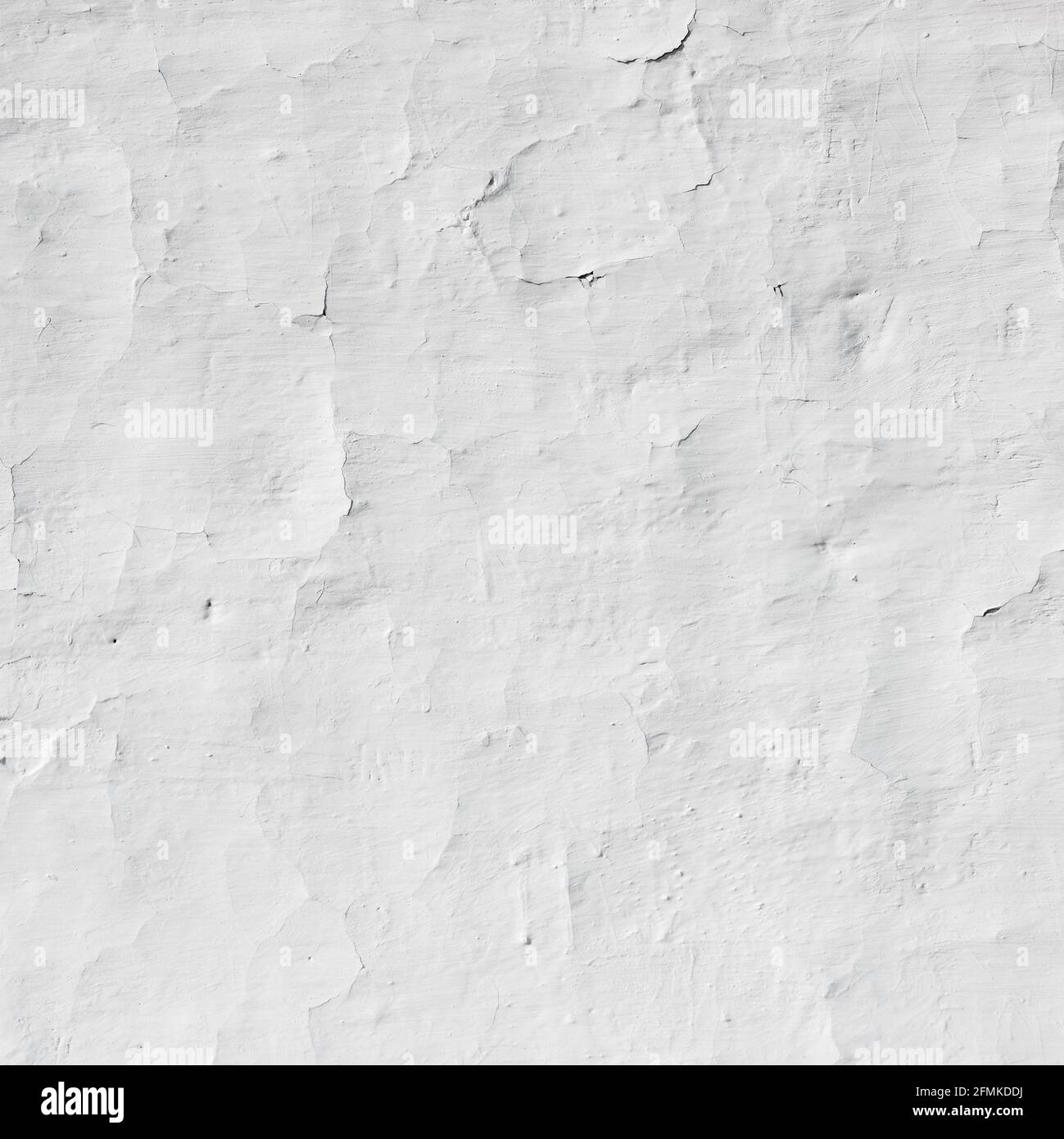 Fond de mur blanc avec petites fissures Banque D'Images
