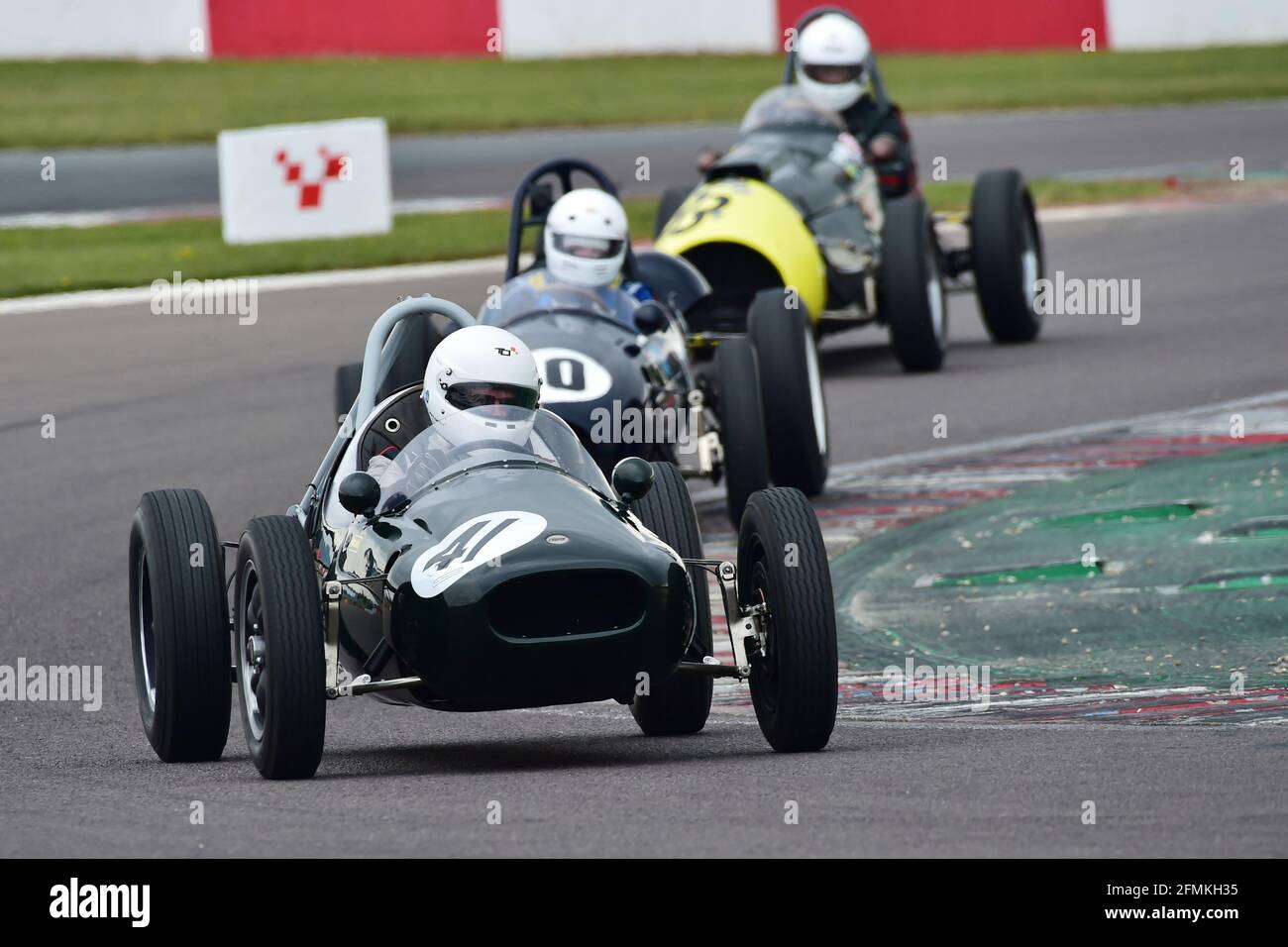 Alex Simpson, Cooper T41, Historic Grand Prix Cars Association, Pre - 66 Grand Prix Cars, Donington Historic Festival 2021, Donington Park, Angleterre, Banque D'Images