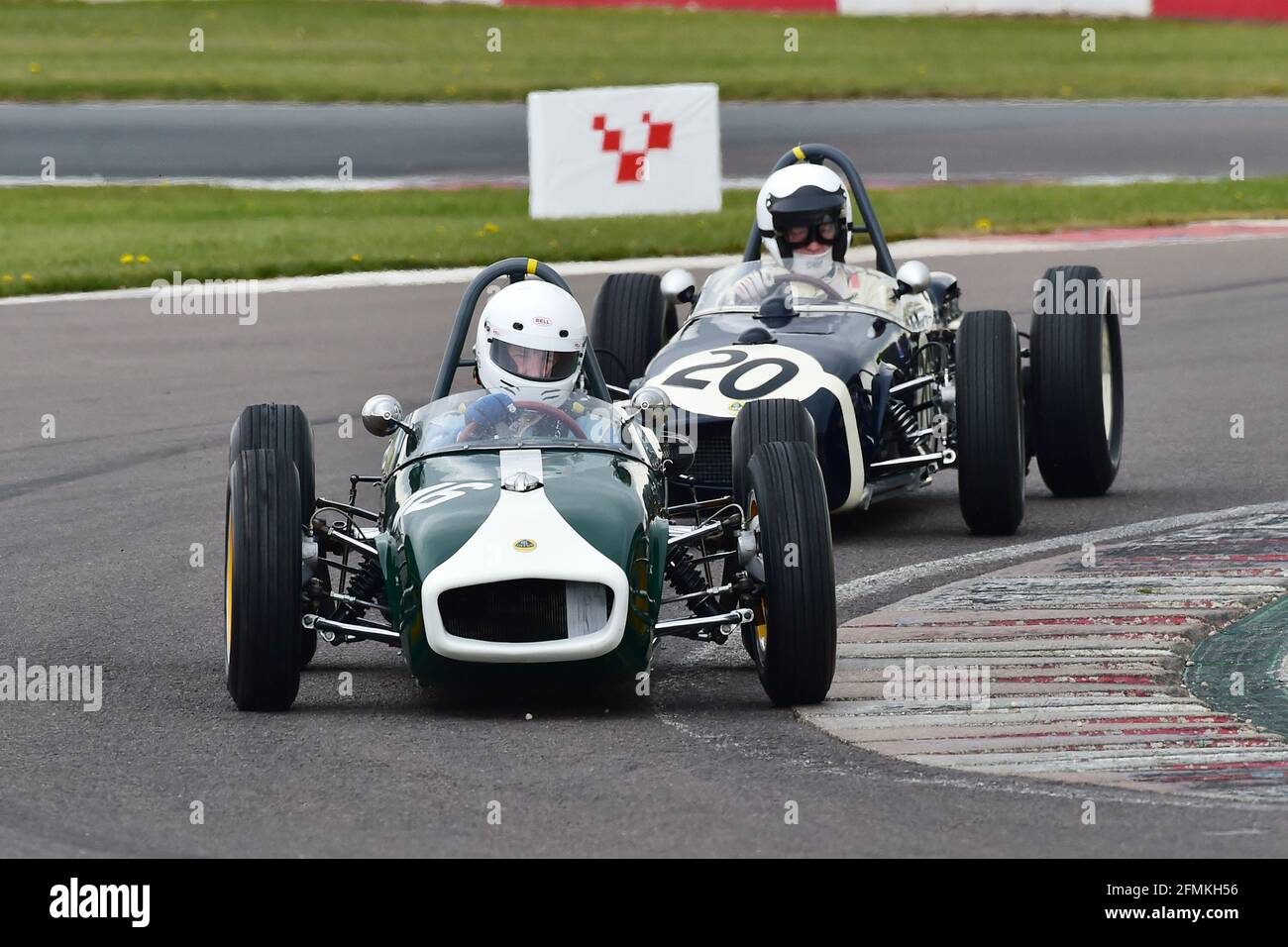Robert Pulleyn, Lotus 18, Historic Grand Prix Cars Association, Pre - 66 Grand Prix Cars, Donington Historic Festival 2021, Donington Park, Angleterre, Banque D'Images