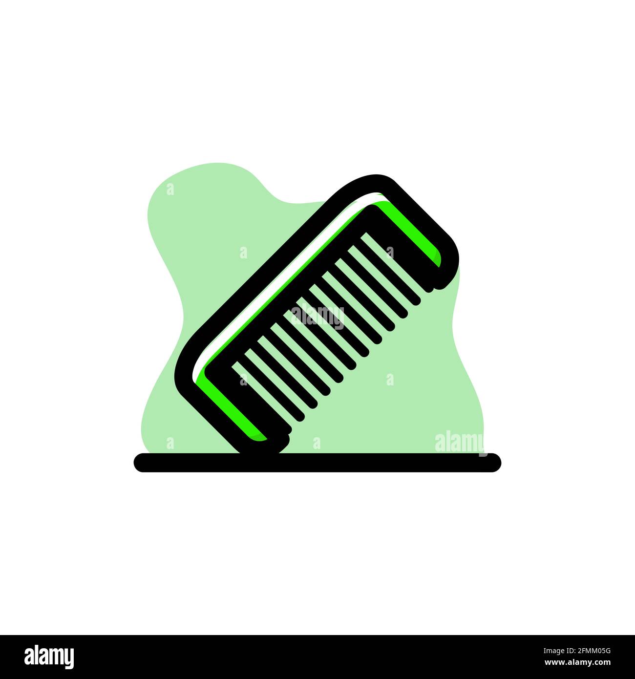 Comb Conceptual Icon Vector Illustration Design eps10 Illustration de Vecteur