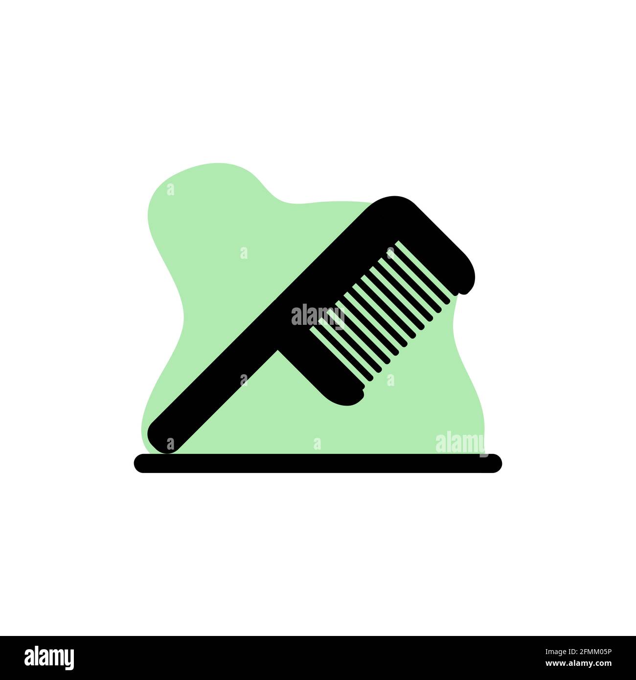 Hair Comb Conceptual Vector Icon Design Illustration eps10 Illustration de Vecteur