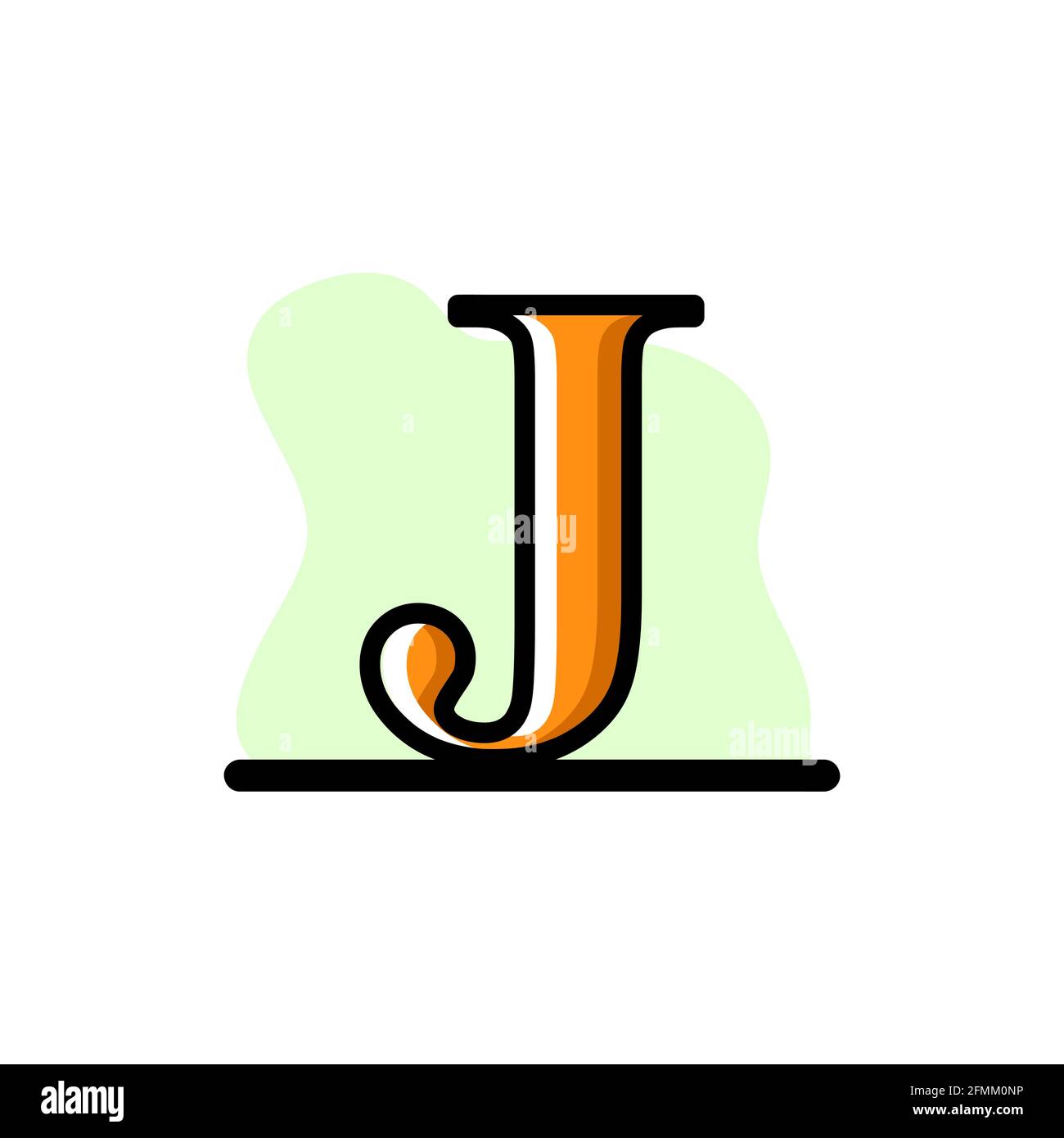 Lettre J Conceptual Vector Illustration Design Conceptual Icon eps10 Illustration de Vecteur