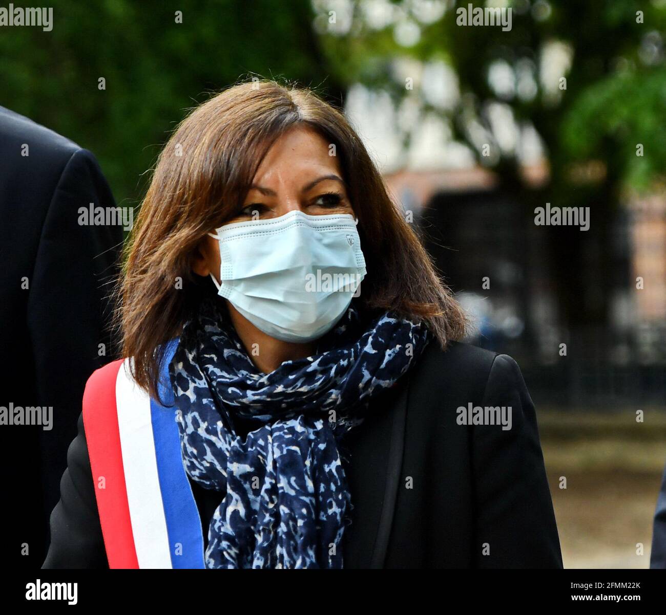 Paris, France, le 10 mai 2021. Anne Hidalgo, maire de Paris, lors de l ...