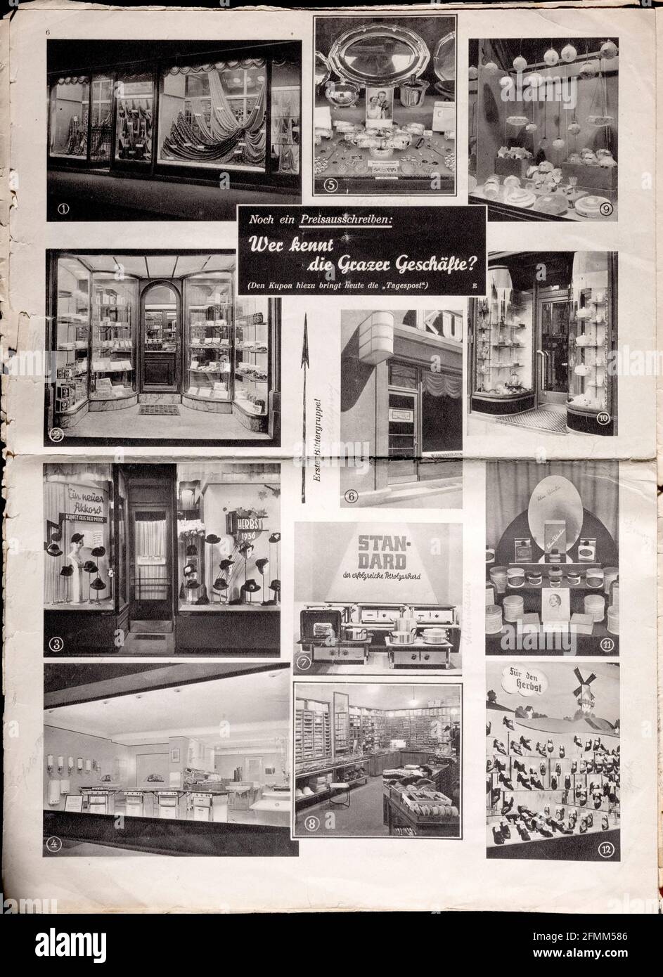 Hitler et Hindenburg se serrer la main sur la première page de The Bilder Welt avril 1933 Banque D'Images