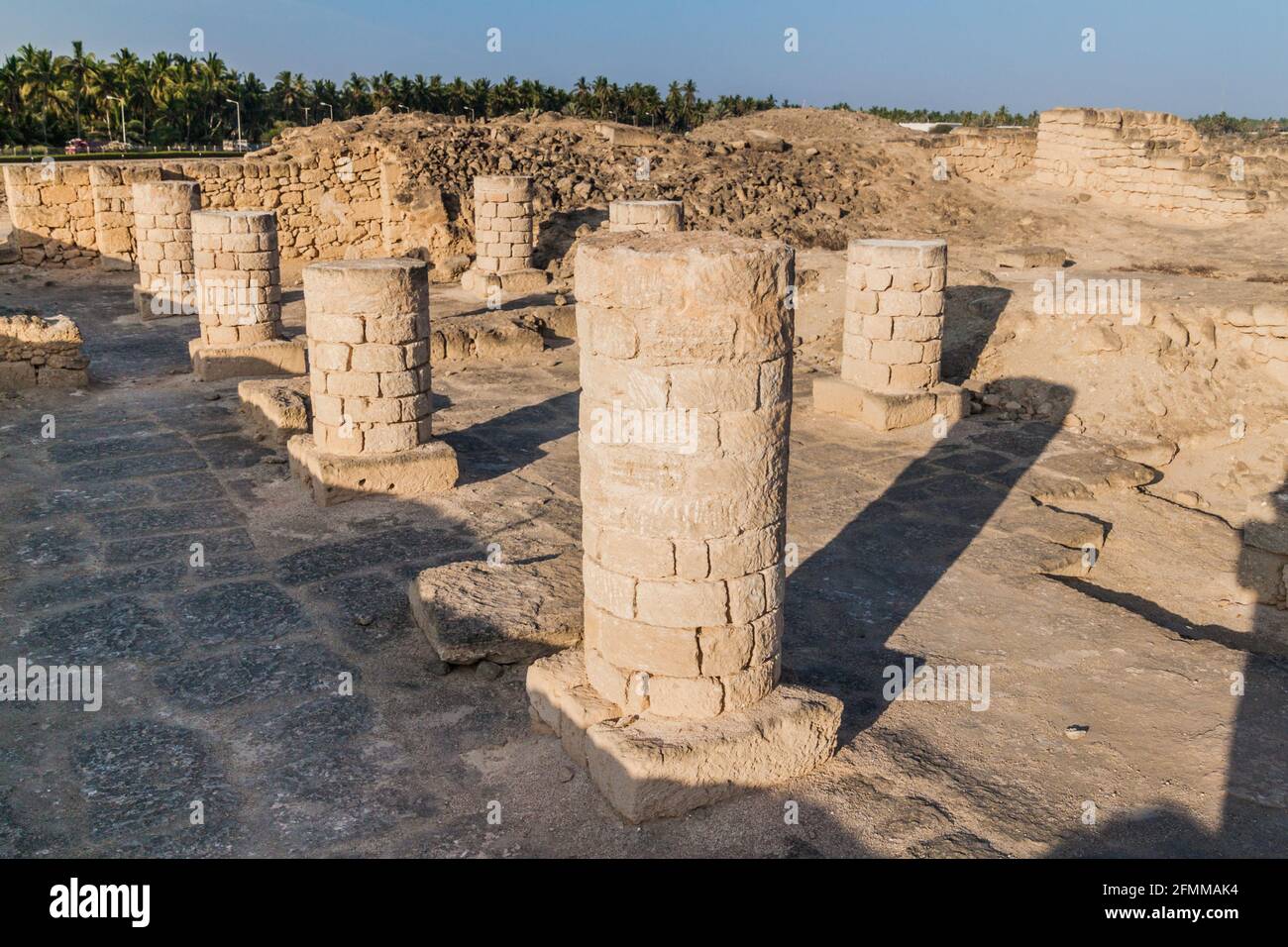 Site archéologique d'Al Baleed à Salalah, Oman Banque D'Images