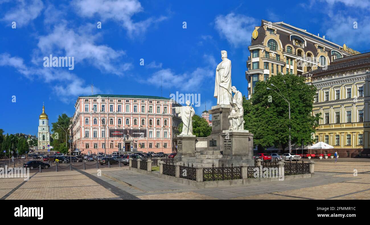 Monument à la princesse Olga à Kiev, Ukraine Banque D'Images