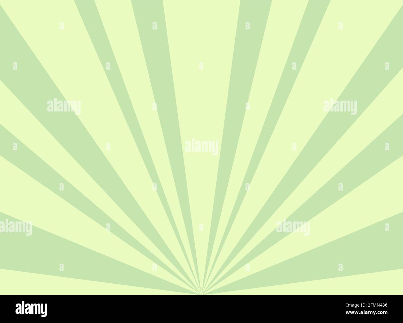 La lumière du soleil rayon l'arrière-plan horizontal. Arrière-plan vert sauge en rafale. Illustration vectorielle. Fond d'écran Sun Beam ray Sunburst. Toile de fond rétro et lumineuse. V Illustration de Vecteur
