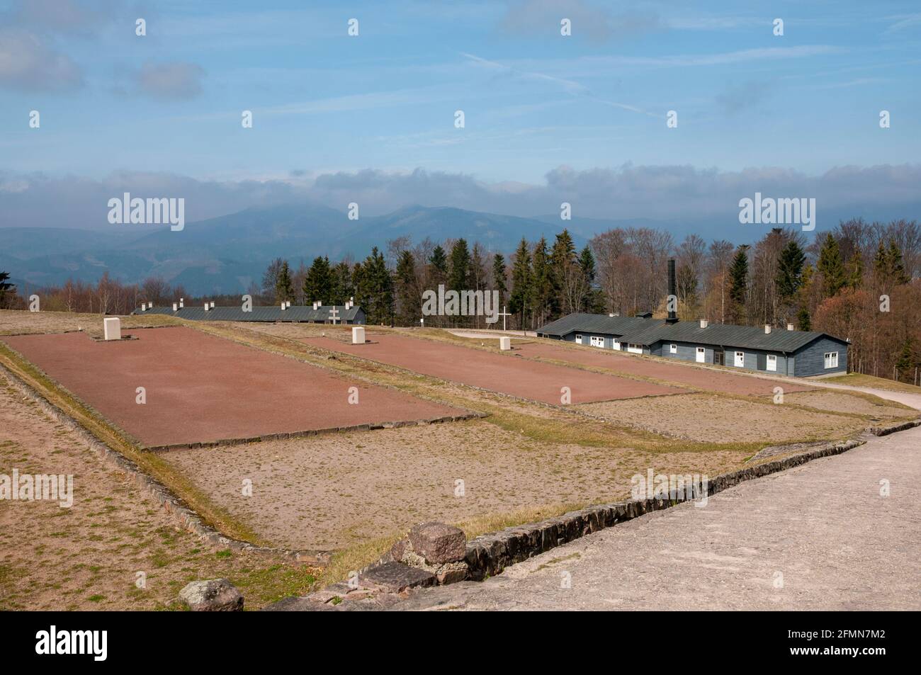 Camp de concentration de Natzweiler-Struthof, Bas-Rhin (67), Grand est, France Banque D'Images