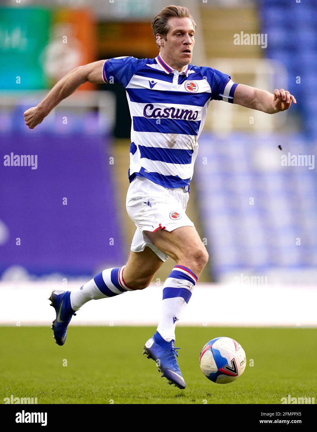 Photo du dossier datée du 20-02-2021 de Reading Michael Morrison. Date de publication : le mardi 11 mai 2021. Banque D'Images