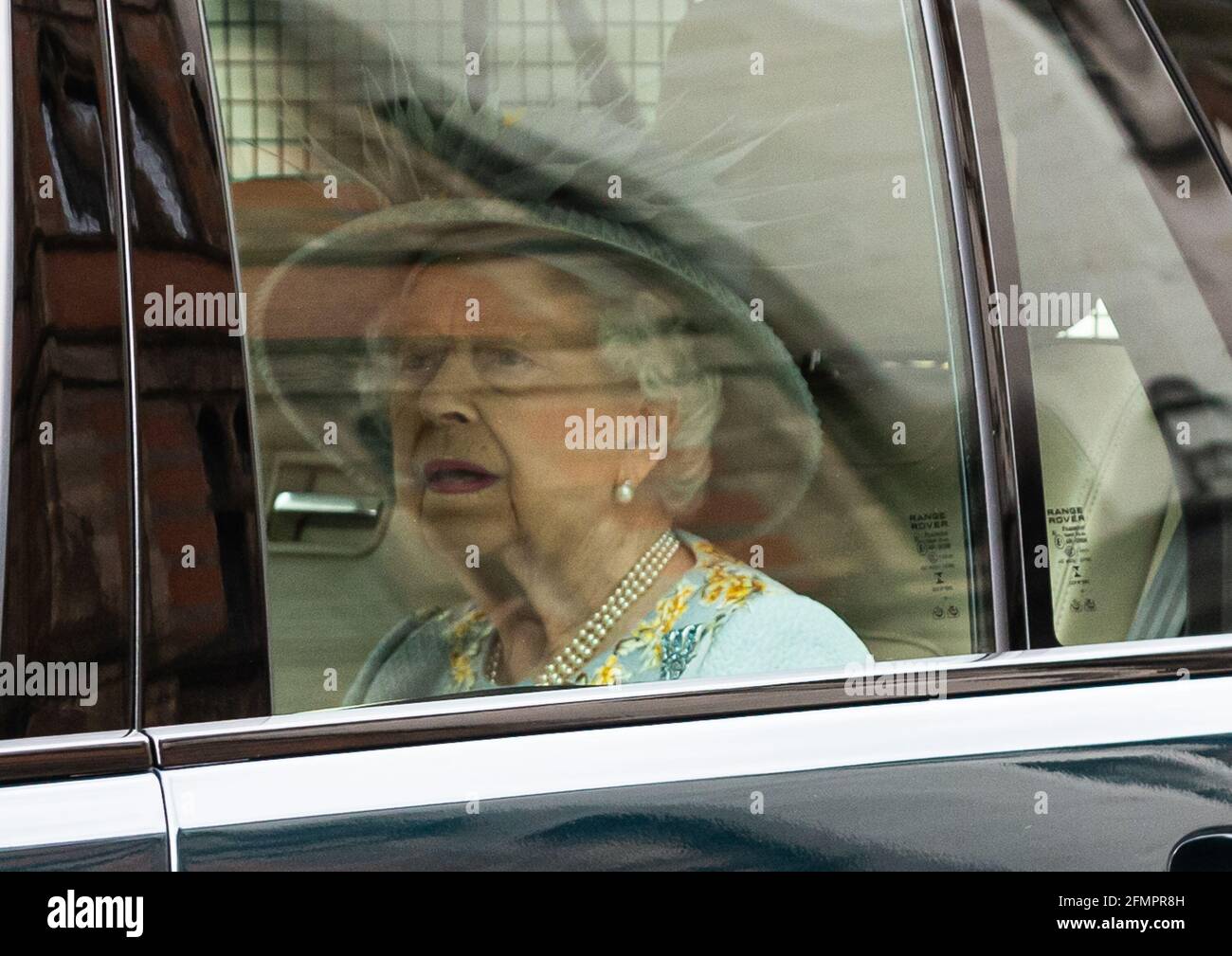 LONDRES, ROYAUME-UNI. 11 MAI. La Reine Elizabeth II arrive à Westminster pour l'ouverture d'État du Parlement le mardi 11 mai 2021. (Credit: Tejas Sandhu | MI News) Credit: MI News & Sport /Alay Live News Banque D'Images