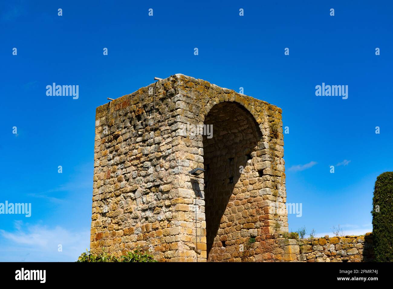 La ville médiévale de Pals, à Baix Emporda, Catalogne, Espagne. La ciutat médiéval de Pals, al Baix Empordà, Catalunya, Espanya.la ville médiévale de Pa Banque D'Images