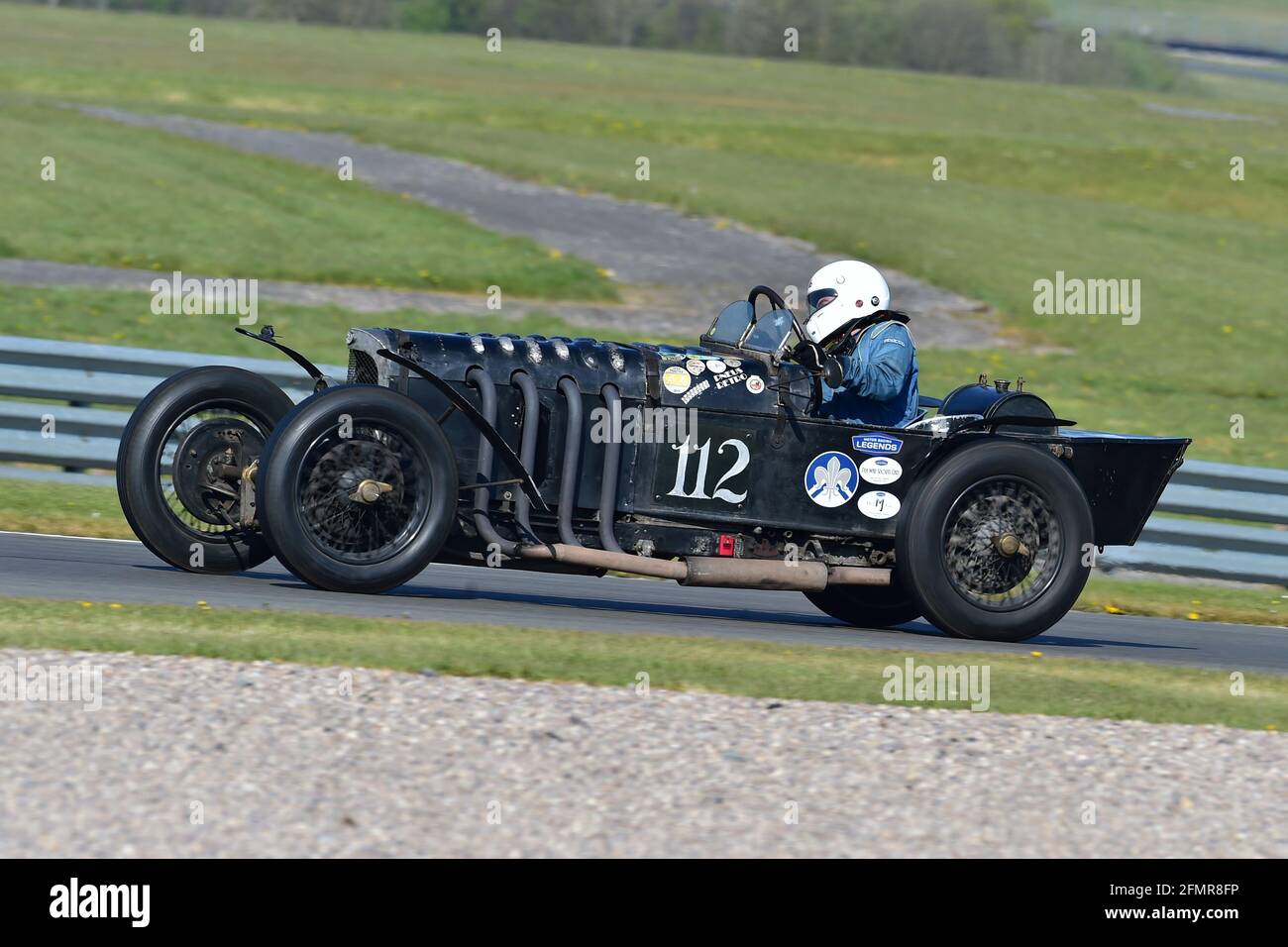 Justin Maeers, Ben Maeers, GN Parker, The Mad Jack for Pre-War Sports Cars, Donington Historic Festival 2021, Donington Park, Angleterre, mai 2021. Banque D'Images