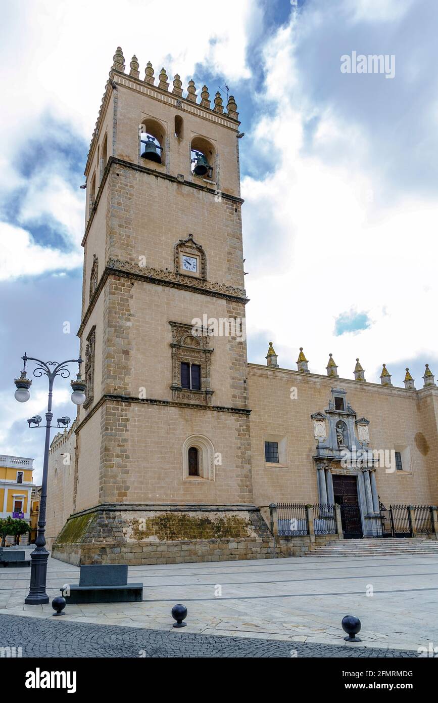 Cathédrale de Badajoz, San Juan Bautista, Estrémadure Espagne Banque D'Images