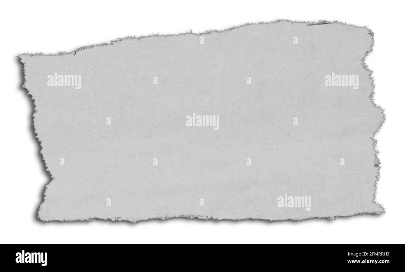 Un morceau de papier déchiré Banque D'Images