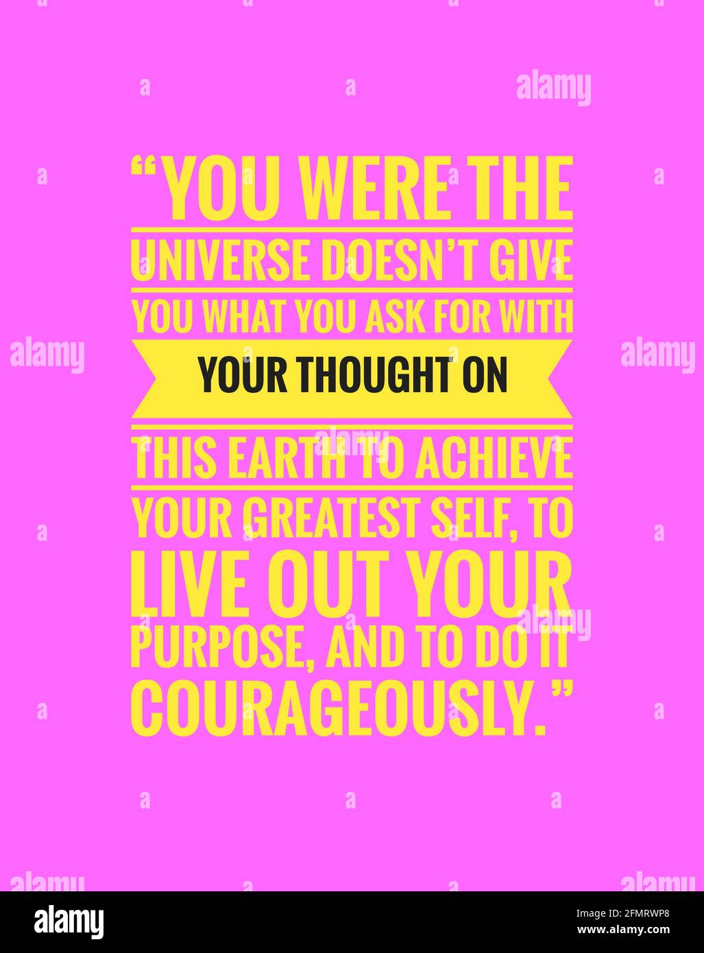Citation Inspirante Sur La Vie Avec Fond Violet Citation D Affaires Avec Fond Colore Photo Stock Alamy