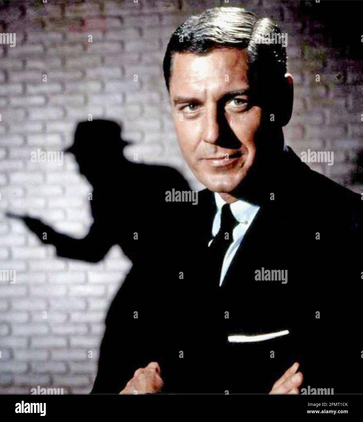 CRAIG STEVENS (1918-2000) acteur de cinéma et de télévision américain le plus connu Pour son rôle TV en tant que détective privé Peter Gunn Banque D'Images