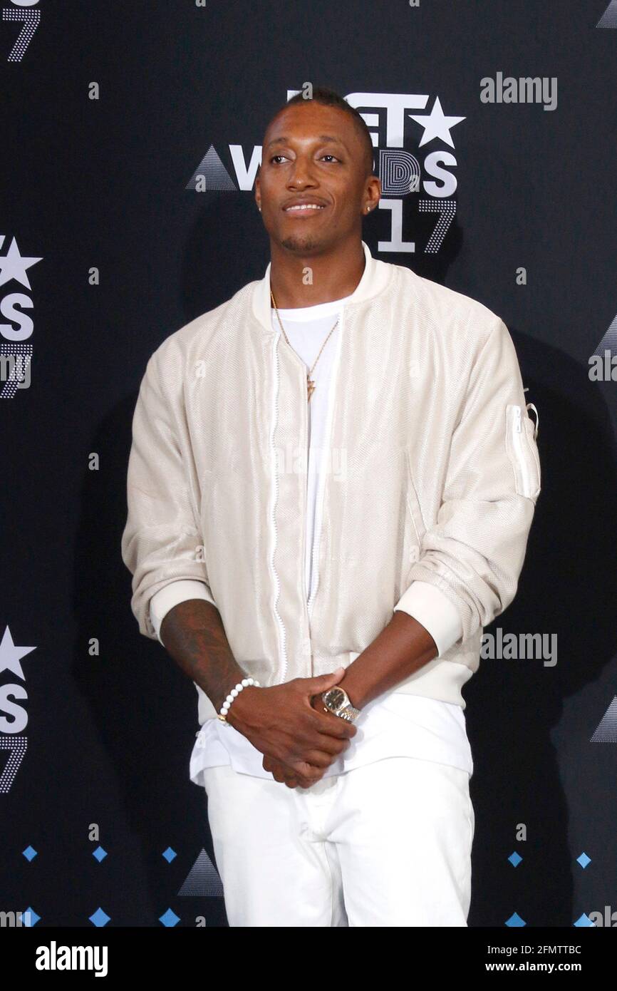 LOS ANGELES - 25 JUIN : Lacrae aux 2017 BET Awards - salle de presse au Microsoft Theatre le 25 juin 2017 à Los Angeles, CA Banque D'Images