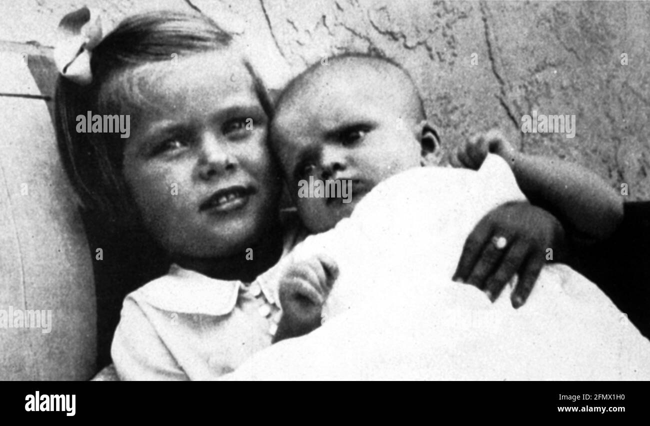 Kelly, Grace, 12.11.1929 - 14.9.1982, actrice américaine, portrait, À l'âge de 4 ans, DES INFORMATIONS-SUPPLÉMENTAIRES-DROITS-AUTORISATION-NON-DISPONIBLES Banque D'Images