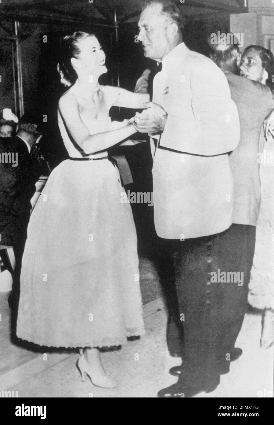 Kelly, Grace, 12.11.1929 -14.9.1982, actrice américaine, avec son père John Brendan Kelly, DROITS-SUPPLÉMENTAIRES-AUTORISATION-INFO-NON-DISPONIBLE Banque D'Images