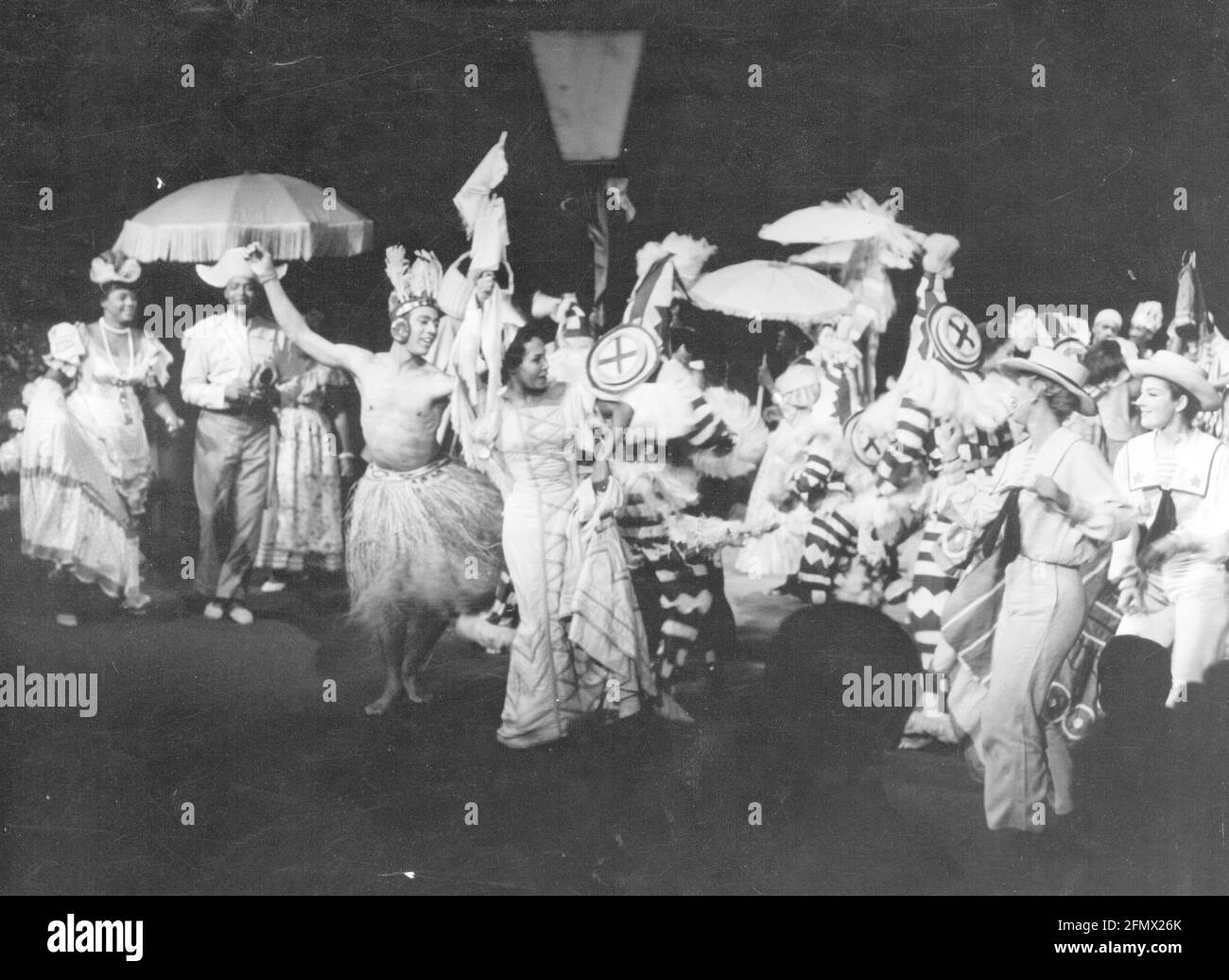 Géographie / voyage, Cuba, tradition / folklore, danse, 1961, INFO-AUTORISATION-DROITS-SUPPLÉMENTAIRES-NON-DISPONIBLE Banque D'Images