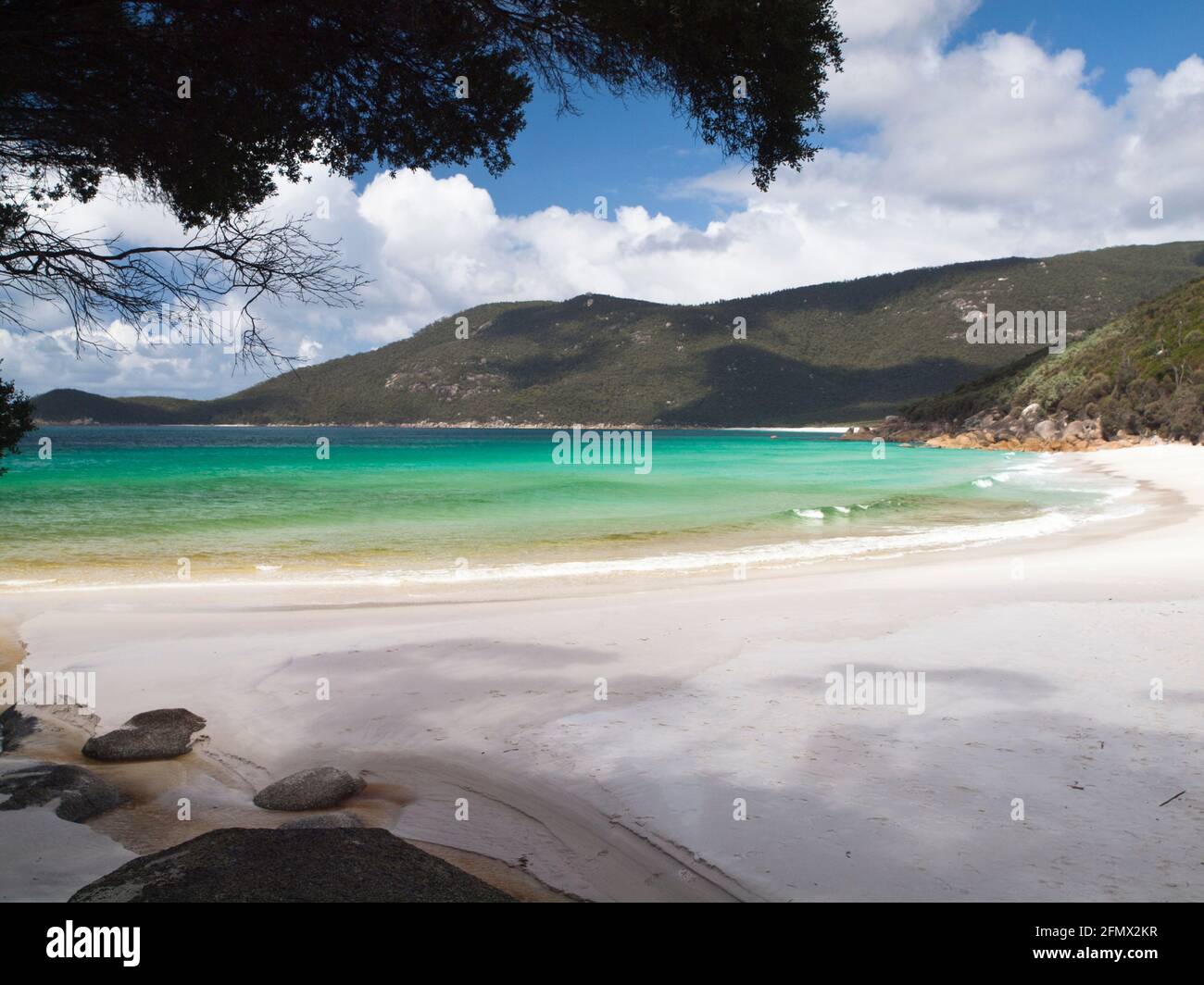 Little Waterloo Bay, Wilsons Promontory, Victoria, Australie. Banque D'Images