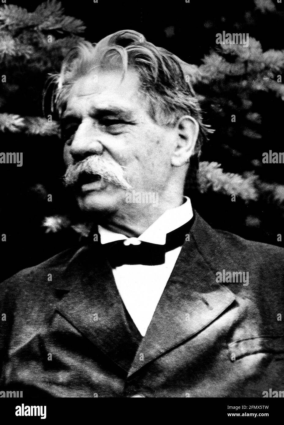 Schweitzer, Albert, 14.1.1875 - 4.9.1965, médaillé allemand / physicien, portrait, DROITS-SUPPLÉMENTAIRES-AUTORISATION-INFO-NON-DISPONIBLE Banque D'Images